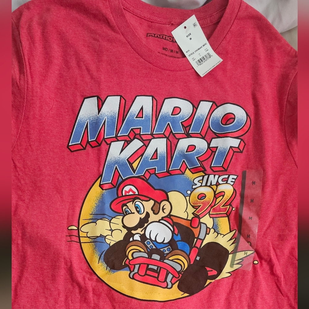 Nintendo Mario Kart Red Graphic Tee